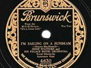 Brunswick #4630: Jesse Stafford Or-I'm Sailing On A Sunbeam/I'm Following You  E