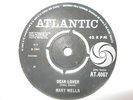 MINT UK ATLANTIC 45- MARY WELLS- 