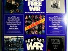 WAR RADIO FREE WAR ULTRA-RARE ORIG '74 PROMO-ONLY UNI/ARTS LP ON BLUE VINYL N/M