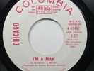Rock Promo Nm  45 Chicago - I'M A Man / Questions 67 And 68 On Columbia