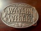 Waylon Jennings and Willie Nelson Belt Buckle Solid Metal Pewter Great Quality