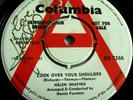 HELEN SHAPIRO   LOOK OVER YOUR SHOULDER ** 1964 COLUMBIA 45 DEMO SIGNED.