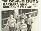 SURF ROCK w PICTURE SLEEVE- BEACH BOYS - BARBARA ANN -  HEAR -1965 CAPITOL 5561