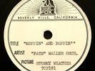 Fats Waller Original 1943 Stormy Weather 20th Century Fox Movie Score Acetate