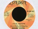 MARIANNE FAITHFULL Sister Morphine on London Promo Rock 45 Hear