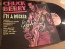 chuck Berry autogramm lp vinyle first press I'M A ROCKER signed live concert