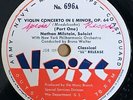 RARE Nathan Milstein set of 2 WWII V-Disc 12