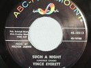 HEAR IT 60's Rocker 45 rpm record Vince Everett 