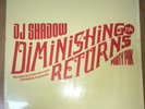 DJ SHADOW DIMINISHING RETURNS DBL LP