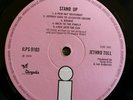 Jethro Tull LP Stand up UK Pink Island i press textured labels OO