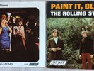 THE ROLLING STONES PAINT IT, BLACK & HONKY TONK WOMEN 45 Records w/Pic Sleeves
