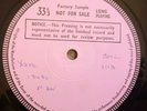 Coast road drive LP Delicious and Refreshing Factory Sample TEST PRESS UK Deram