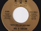 HILL & GIBSON Gotta Find A Way Back Home RARE modern soul 45 sweet soul LISTEN
