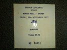 The JAM original ticket 1977 punk sex pistols clash