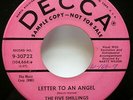 FIVE SHILLINGS 45 Letter to an angel / the Snake DECCA 1958 doowop VG++   TB 65