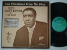 REV CLAY EVANS & THE SHIP LP  LIVE VIBRATIONS 1975 JEWELL LPS 0105 1ST PRESS