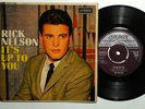 RICKY NELSON IT'S UP TO YOU EP+PS LONDON RE-P 1362 UK 1962 US ROCK'N'ROLL