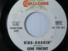 Rockabilly Garage 45 GENE VINCENT Bird-Doggin' CHALLENGE promo HEAR