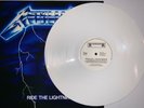 METALLICA, RIDE THE LIGHTNING,  MARBLED WHITE VINYL LP RECORD