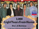 ROLLING STONES  She's A Rainbow & 2000 Light Years From Home PICTURE SLEEVE NEW