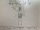 AC/DC, Flick Of The Switch vinyl LP in embossed sleeve 1983