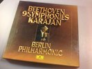 BEETHOVEN 9 SYMPHONIES, KARAJAN, BERLIN PHILHARMONIC; 8 LP BOX SET DGG RECORDS