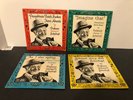Set of 4 Pennsylvania Dutch Humor 45 rpm Record by Professor Herman F. Schnitzel
