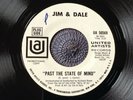JIM & DALE - PAST THE STATE OF MIND rare US 1969 DEMO PROMO / PSYCH / MINT-