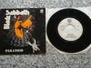 Black Sabbath Paranoid / Wicked world / Evil woman 7'45 EP Rare Portugal Unique