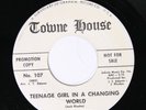 WHITE LABEL PROMO Jackie Layne TOWN HOUSE 107 MINT ROCK N' ROLL TEEN 45