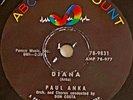PAUL ANKA Diana / Don't Gamble With Love '57 ABC Paramount 9831 Original POP 78