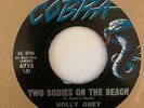 Bossa French Pop Vocal 45 HOLLY GREY Two Bodies On The Beach Cobra HEAR Rare