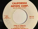 Latin Soul Oldies 45 RAY CAMACHO Dime La Verdad (Tell It Like It Is) HEAR