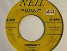 Doo Wop R&B 45 YOUNG LADS Moonlight/I'm In Love Neil HEAR