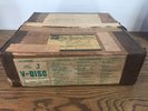 Rare World War II Box of 20 V-Disc 78 RPM Victory Records War Dept.