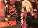 Twisted Sister-*Autographed LP*-Under The Blade- Dee Snider 1985 1st Press Vinyl
