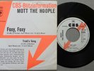 MOTT THE HOOPLE 'Foxy, Foxy / Trudi's Song' 1974 German promotional 7