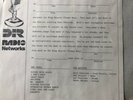 king biscuit flower hour lp 5/2/82 Ozzy Osbourne With Cue Sheet