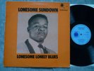 Lonesome Sundown - Lonesome Lonely Blues (UK Blue Horizon Mono 1970) VG/EX