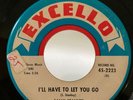Popcorn Soul R&B Rocker 45 Sally Stanley I'll Have To Let You Go on Excello HEAR