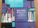 Analogue Productions LP: COPLAND MENOTTI Piano Concertos Earl Wild (rare HQ-180)