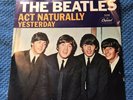 Vintage The Beatles Act Naturally Yesterday Cap Records 5498 45 Picture Sleeve