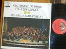 CHARLES MUNCH / BRAHMS : Symph.1 / EMI STEREO CVB 3085 (FR)
