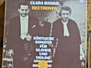 GRUMIAUX - HASKIL / BEETHOVEN : Sämtliche Sonaten/ BOX x 4 PHILIPS 6733 00 (HOL)