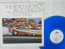BEACH BOYS JAN & DEAN ON HOT ROD VS CAPITOL ECS-81652 Japan PROMO BLUE CLEAR LP