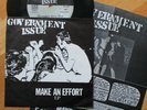GOVERNMENT ISSUE 7” only 1000 made FIRST PRESSING 'Make An Effort' 1982 Hardcore