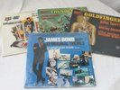 4 James Bond LP Vinyl Record Live Let Die Thunderball Goldfinger
