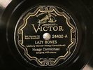 JAZZ HOAGY CARMICHAEL Lazy Bones / Snowball VICTOR 24402 E-
