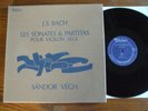 RARE 3LP BOX SANDOR VEGH BACH VIOLIN SONATAS & PARTITAS VALOIS CMB 14 ED1 FR NM