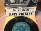 Elvis Presley Love Me Tender HMV EP 45 Near Mint